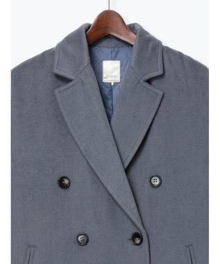 Te chichi チェスターコート ブルー