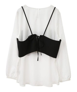 Green Parks ＳＥＴ２点　ビスチェ＋チュニック Black