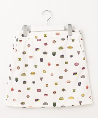 23区GOLF 【WOMEN】【吸水速乾】ステッカープリント スカート ホワイト系5