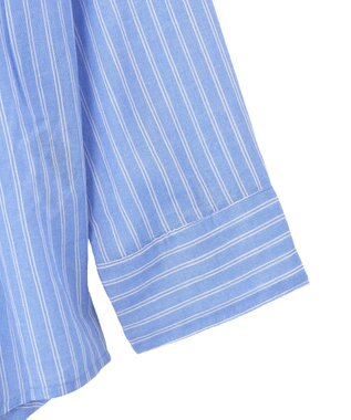Green Parks 長袖ボイルシャツ Stripe