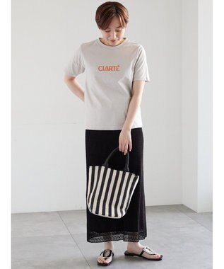 Te chichi レースプリーツナロースカート《2026 SUMMER LOOK item》 ブラック