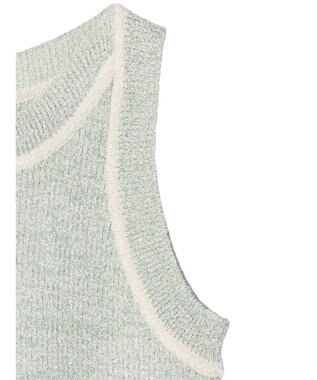 Green Parks ＫＢＦ　配色ニットタンク Green