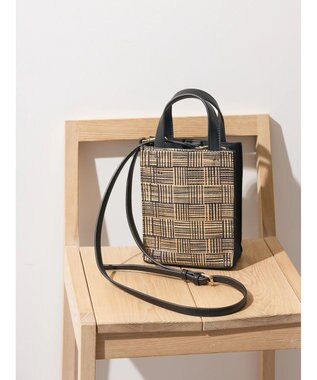 AMERICAN HOLIC 異素材スクエア２ＷＡＹＢＡＧ Black