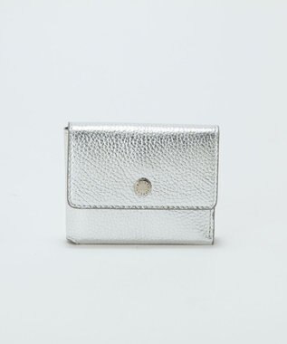 TOPKAPI 【Breath TOPKAPI】ELAN エラン シュリンクレザー 折り財布 /8ポケット/軽量 シルバー