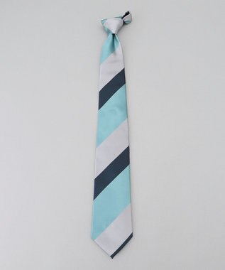 GOTAIRIKU  GOTAIRIKU別注【日本製】シルク ネクタイ_レジメンタル柄 サックスブルー系1