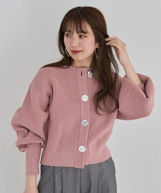 Green Parks ・ＡＮＤＳＥＡＲＣＨ　ニットカーディガン Pink