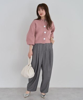 Green Parks ・ＡＮＤＳＥＡＲＣＨ　ニットカーディガン Pink