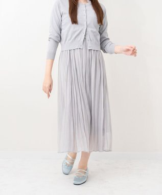 Bridget Birkin ＜3E＞【Bridget Birkin Walk】サテンギャザーウォーキングパンプス ブルー