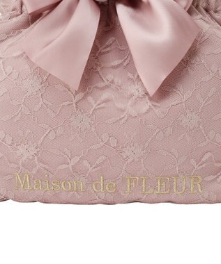 Maison de FLEUR イースターローズリボン2Wayトートバッグ Light Pink