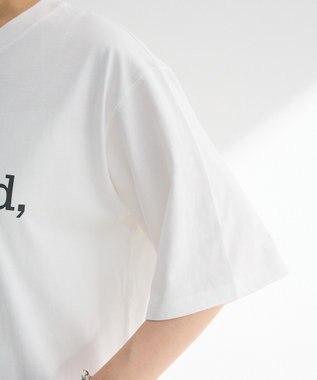 Green Parks ・ＥＬＥＮＣＡＲＥ　ＤＵＥ　ロゴｐｔ　６分袖ＴＥＥ Off White