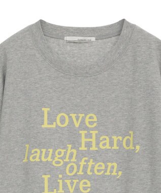 Green Parks ・ＥＬＥＮＣＡＲＥ　ＤＵＥ　ロゴｐｔ　６分袖ＴＥＥ Gray Mixture