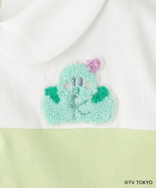 組曲 KIDS 【80-100㎝】シナぷしゅ襟付き カットソー ミント