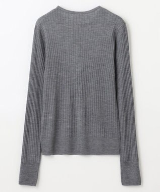 NAVE 【Nave・手洗い可】リュクスウール クルーネックニット ライトグレー系