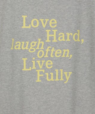 Green Parks ・ＥＬＥＮＣＡＲＥ　ＤＵＥ　ロゴｐｔ　６分袖ＴＥＥ Gray Mixture