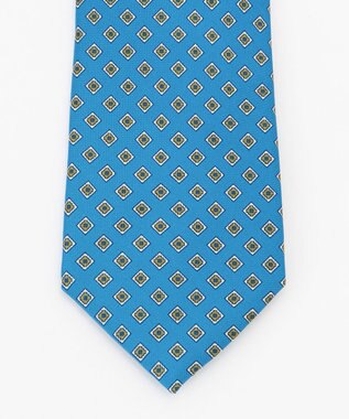 J.PRESS MEN 【ADAMLEY】小紋ネクタイ ターコイズブルー系5