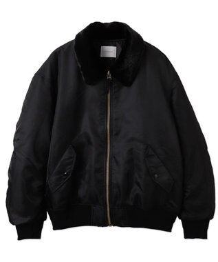 WEGO 【ユニセックス着用ITEM】フライトジャケット ブラック