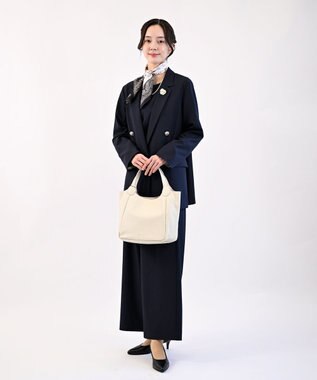 Hekhèr Le Style de Vie 【日本製/セレモニーにも】シュリンクレザー ハンドバッグ medium ホワイト