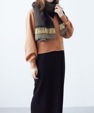 nitorito 【3WAY/秋冬向け/UNISEX】wadachi チェック柄 ストール khaki