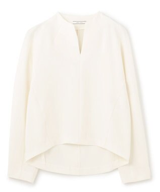 BEIGE， 【洗える】RUE / スリットネックフォルムブラウス Meringue