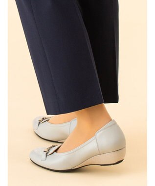 ASICS WALKING ペダラ レディース 3E 3.5cmヒール グレー系