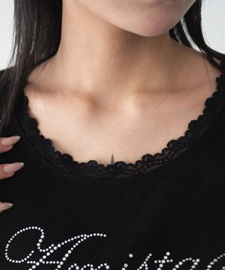 WEGO ロゴレースちびT ブラック