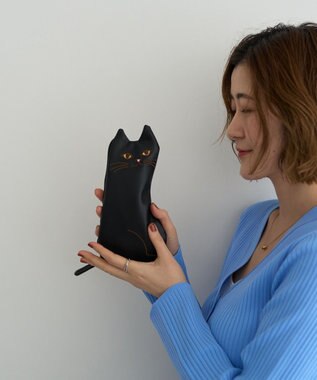 YECCA VECCA 【because】PUお出かけキャットミニ Black