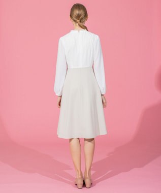 TOCCA 【洗える】SUNNY 長袖ドレス ベージュ系