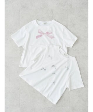 earth music&ecology アソートリボンＴＥＥ Pink