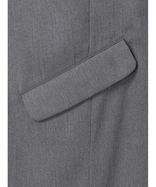 AMERICAN HOLIC ロングＶネックジレ Gray Mixture