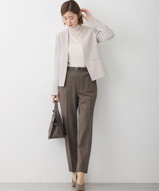 23区 VIOLAd'ORO イタリアンWフェイスレザー トートバッグ ダークブラウン系