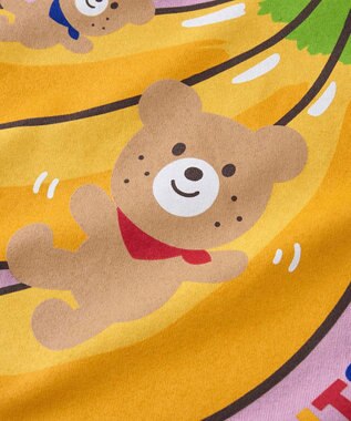 MIKI HOUSE HOT BISCUITS 【80-120cm】 フルーツモチーフ 半袖Tシャツ パープル