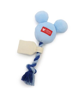 PET PARADISE ディズニー ミッキーマウス 風船ロープ トイ 《ブルー》 小型犬 ブルー