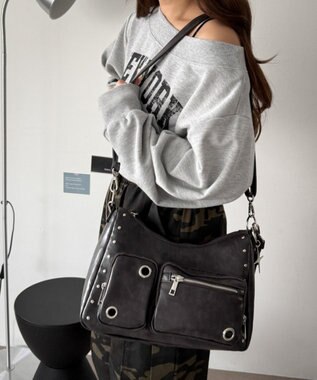 WEGO BIGハトメ2wayショルダー ブラックその他