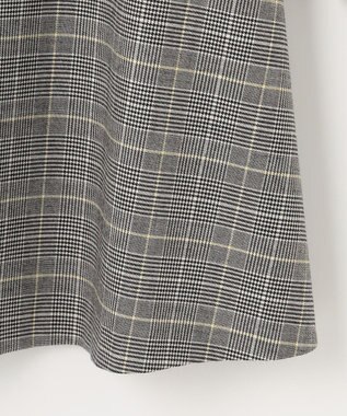 組曲 KIDS 【110-140cm】グレンチェック ワンピース グレー系3