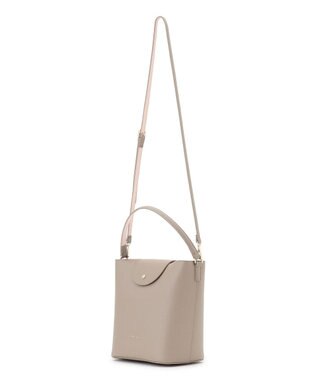 TOCCA PETAL SILHOUETTE LEATHER BAG  レザーバッグ ベージュ系