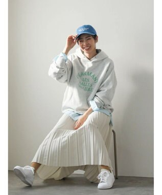 Green Parks プリーツスカート Ivory