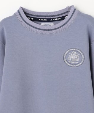 J.PRESS KIDS 【100-130cm】ダンボール ロゴエンブロイダリー トレーナー ダルブルー系