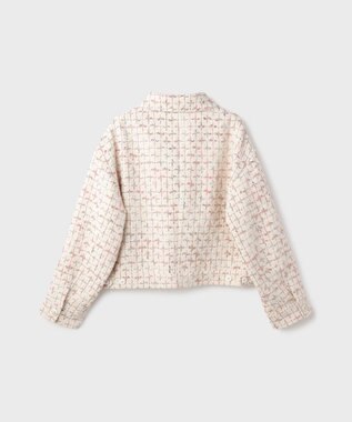 GRACE CONTINENTAL ツイードクロップドジャケット キナリ