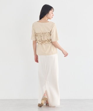 earth music&ecology SET2点マルチウェイバンドゥ＋プルオーバー Beige