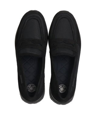 INTER-CHAUSSURES 【BUSSOLA】ローファースニーカー ブラック雑材