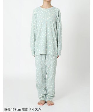 tsumori chisato SLEEP ツモリチサト パジャマ 長袖 長ズボン オーガニックコットンを使用 レディース UDX567 /ワコール メロン