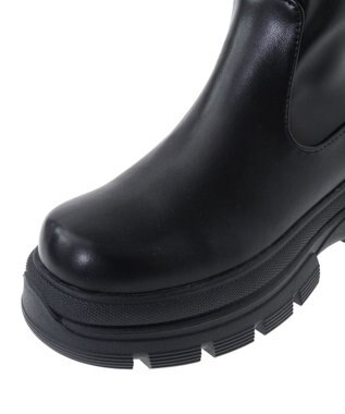 Green Parks ・ｍｉｎｉａ　ストレッチショートブーツ Black