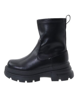 Green Parks ・ｍｉｎｉａ　ストレッチショートブーツ Black