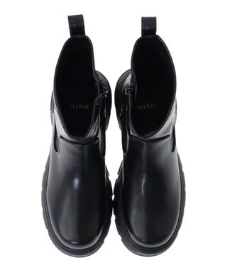 Green Parks ・ｍｉｎｉａ　ストレッチショートブーツ Black