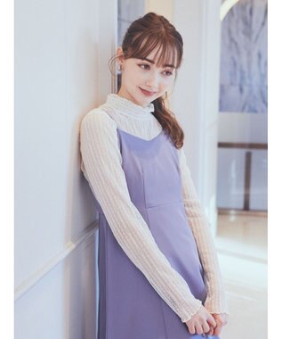 earth music&ecology ＳＥＴ２点ボレロ＋キャミワンピース Sax