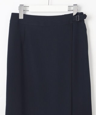 J.PRESS LADIES 【洗える】RELAXIONツイル スカート ネイビー系