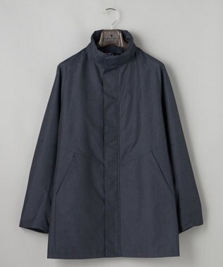 GOTAIRIKU 【仕事で着用可】ラスタードビー フーデッドブルゾン_地柄(24/25年モデル) ネイビー×ヘリンボーン柄(25年新色)