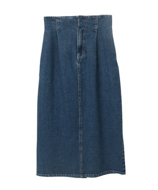 earth music&ecology ナローデニムスカート Medium Indigo