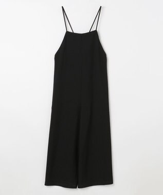 ANY 【接触冷感/UVケア】イージーケア サロペットパンツ ブラック