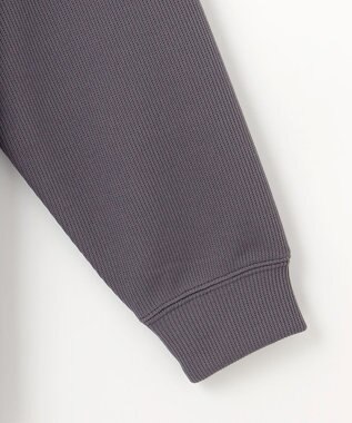 ANY L 【洗濯機可】ダブルフェイスジャージープルオーバー チャコール